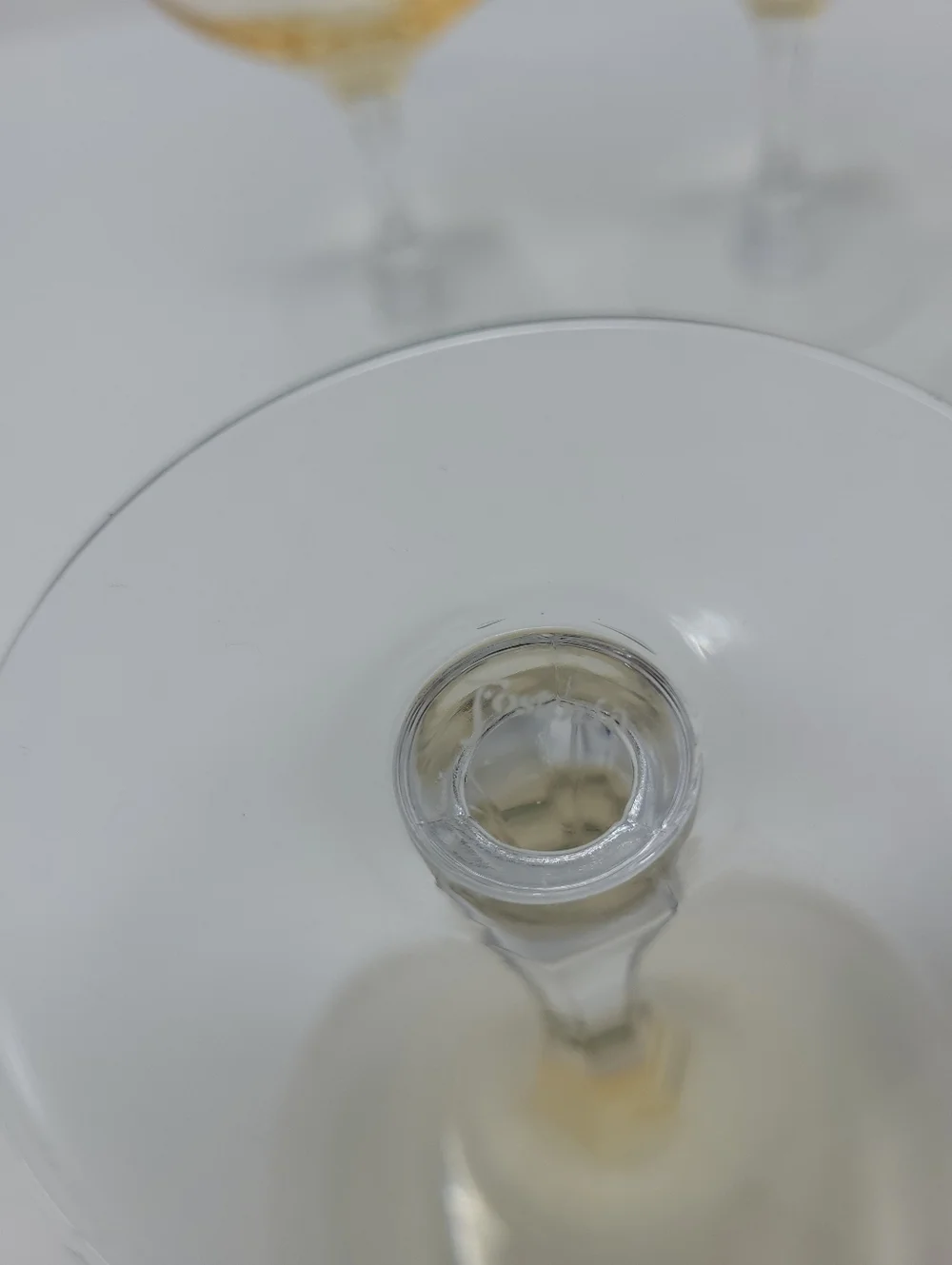 Fostoria Crystal Vogue‎ Gold Tint Champagne Glass Goblets Set of 4
